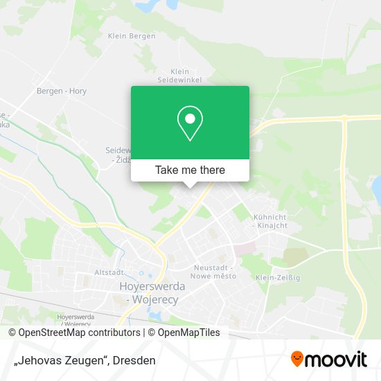 Карта „Jehovas Zeugen“