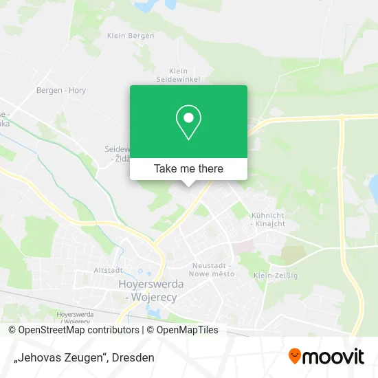 Карта „Jehovas Zeugen“
