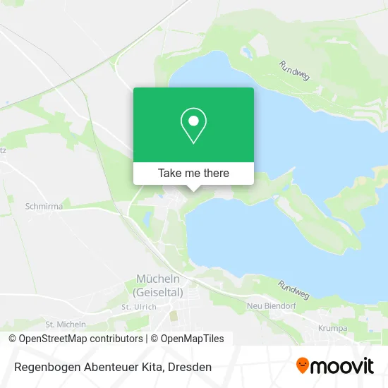 Карта Regenbogen Abenteuer Kita