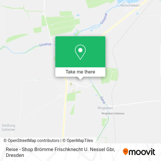 Карта Reise - Shop Brömme Frischknecht U. Nessel Gbr