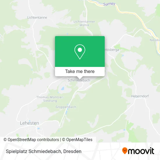 Карта Spielplatz Schmiedebach