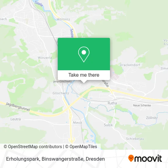 Карта Erholungspark, Binswangerstraße