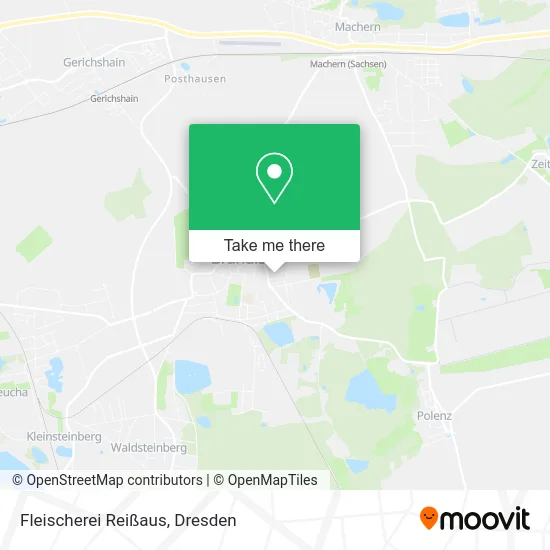 Карта Fleischerei Reißaus