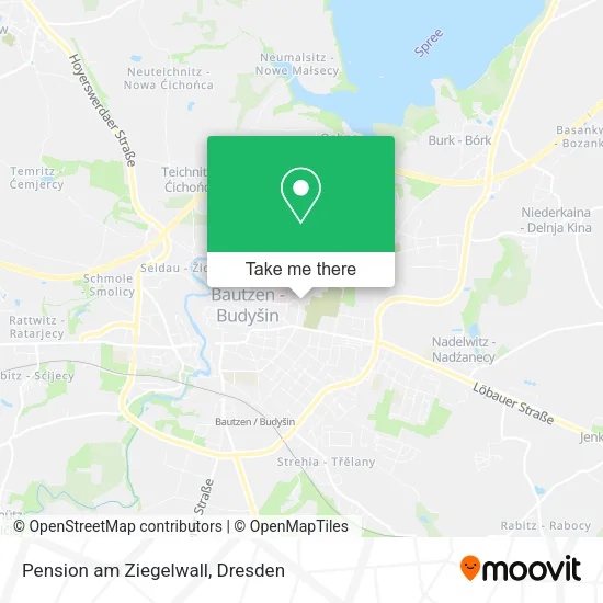 Карта Pension am Ziegelwall