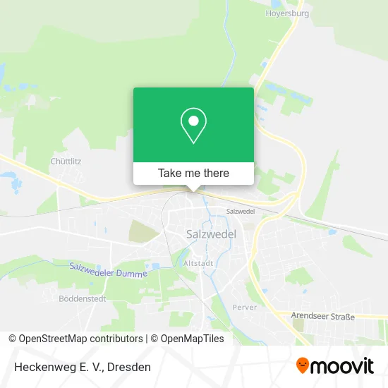 Карта Heckenweg E. V.