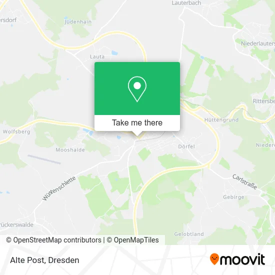 Карта Alte Post