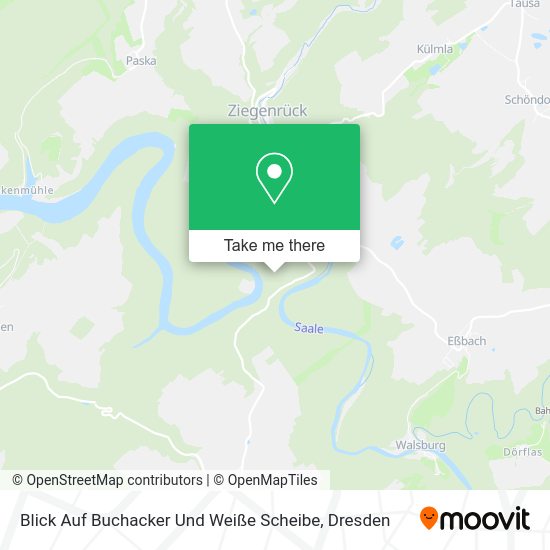 Карта Blick Auf Buchacker Und Weiße Scheibe