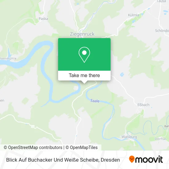 Карта Blick Auf Buchacker Und Weiße Scheibe