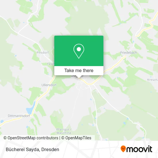 Карта Bücherei Sayda