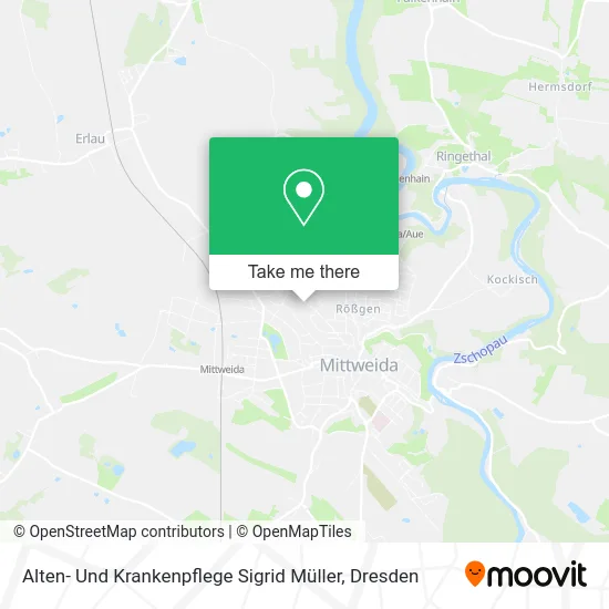 Карта Alten- Und Krankenpflege Sigrid Müller