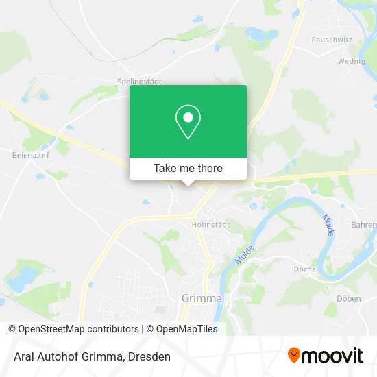 Карта Aral Autohof Grimma