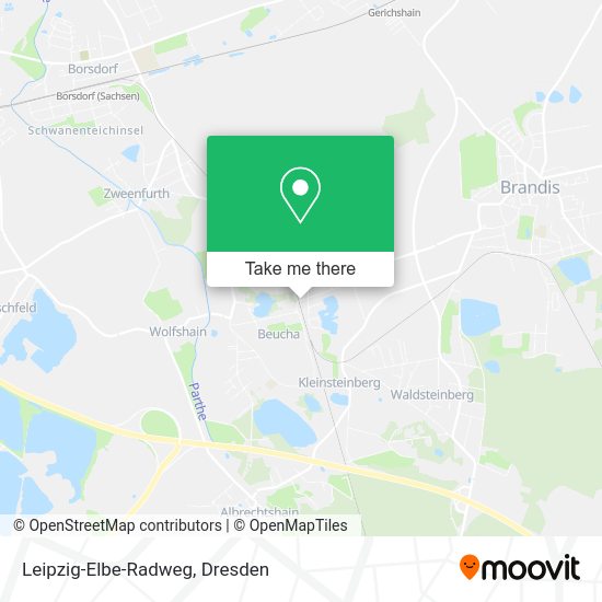 Карта Leipzig-Elbe-Radweg