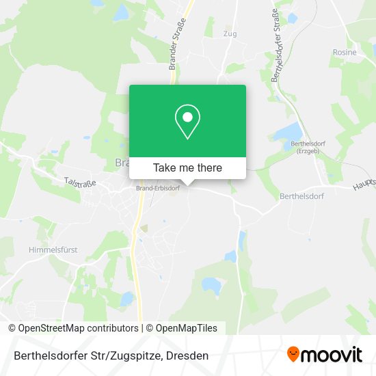Карта Berthelsdorfer Str/Zugspitze