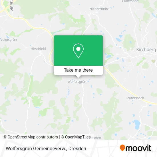 Карта Wolfersgrün Gemeindeverw.