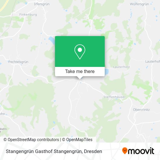 Карта Stangengrün Gasthof Stangengrün