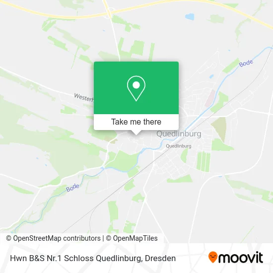 Карта Hwn B&S Nr.1 Schloss Quedlinburg