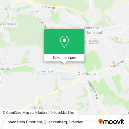 Карта Hohenstein-Ernstthal, Queckenberg