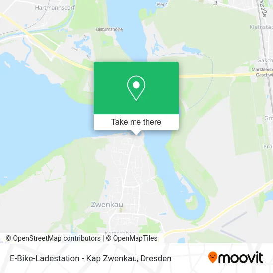 Карта E-Bike-Ladestation - Kap Zwenkau