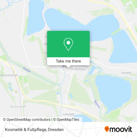 Карта Kosmetik & Fußpflege