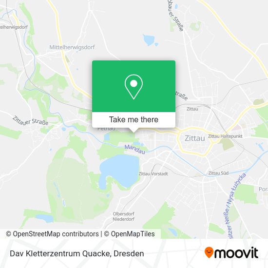 Карта Dav Kletterzentrum Quacke