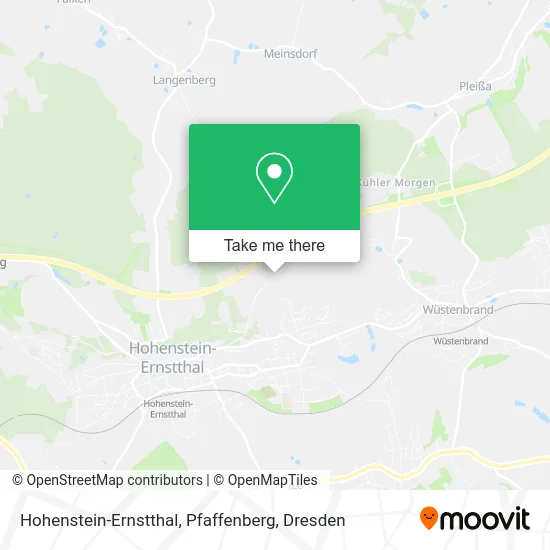 Карта Hohenstein-Ernstthal, Pfaffenberg