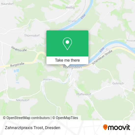 Карта Zahnarztpraxis Trost