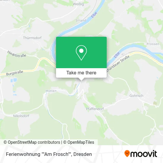 Ferienwohnung ""Am Frosch"" map