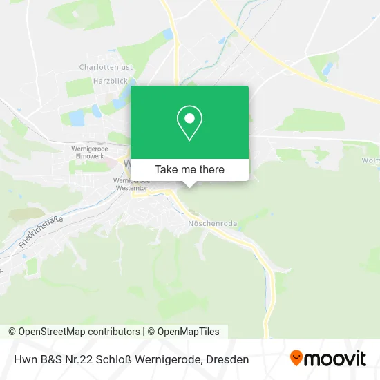 Карта Hwn B&S Nr.22 Schloß Wernigerode