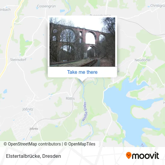 Карта Elstertalbrücke