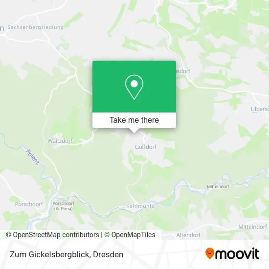 Карта Zum Gickelsbergblick