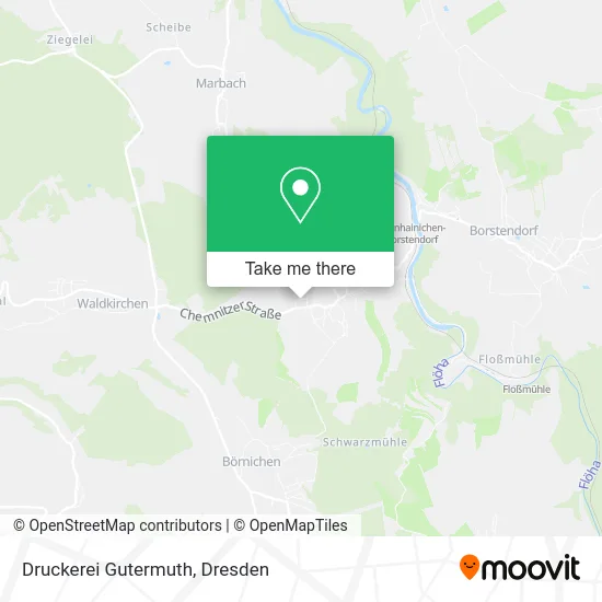 Карта Druckerei Gutermuth