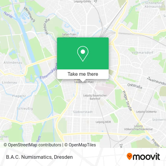 B.A.C. Numismatics map