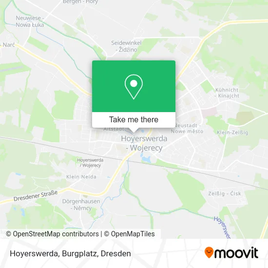 Карта Hoyerswerda, Burgplatz