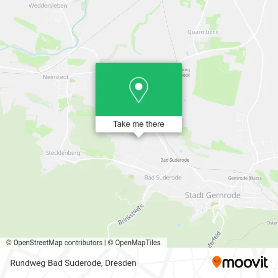 Карта Rundweg Bad Suderode