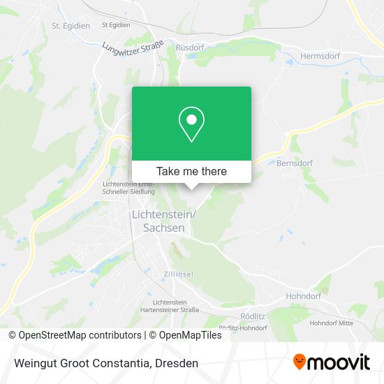 Карта Weingut Groot Constantia