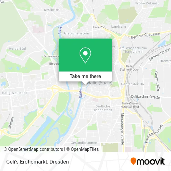 Карта Geli's Eroticmarkt