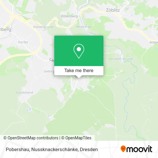 Карта Pobershau, Nussknackerschänke