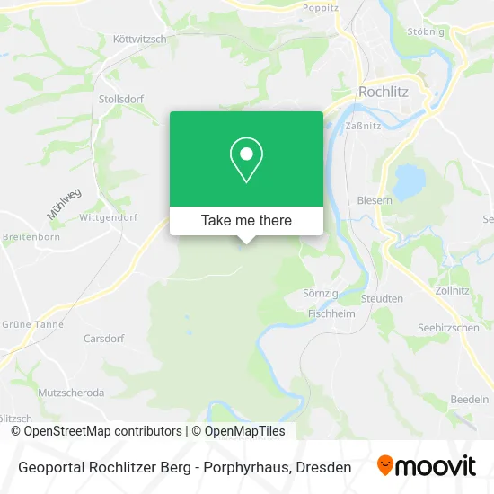 Карта Geoportal Rochlitzer Berg - Porphyrhaus