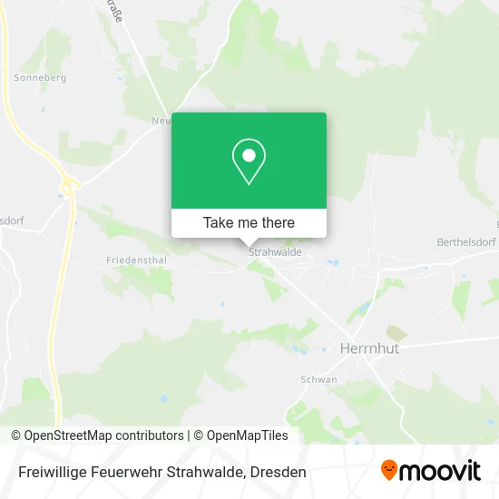 Карта Freiwillige Feuerwehr Strahwalde