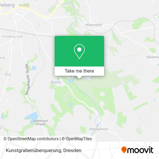 Карта Kunstgrabenüberquerung