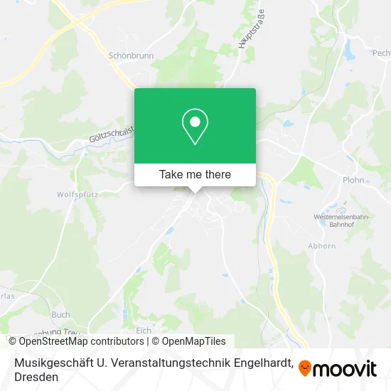 Карта Musikgeschäft U. Veranstaltungstechnik Engelhardt