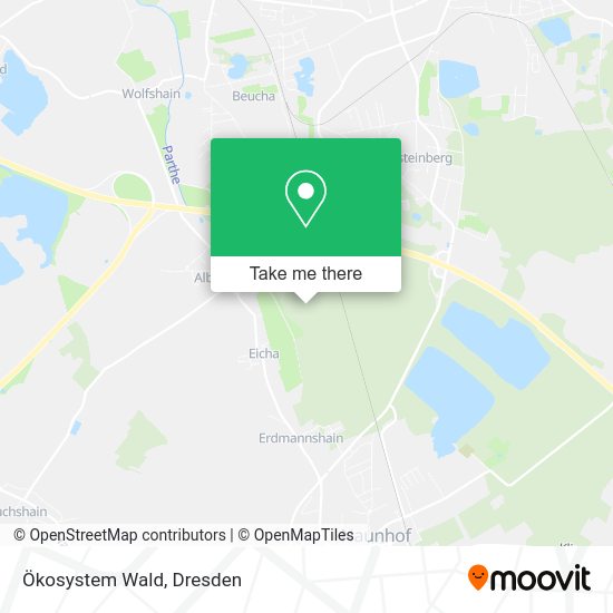 Карта Ökosystem Wald