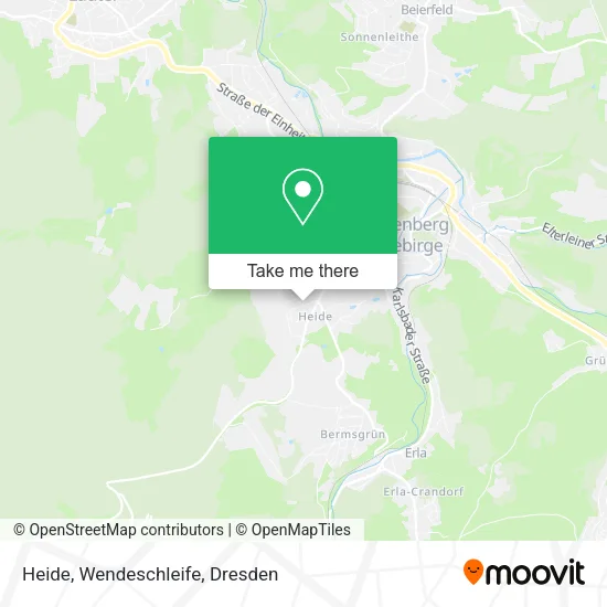 Карта Heide, Wendeschleife