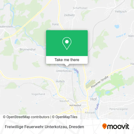 Карта Freiwillige Feuerwehr Unterkotzau