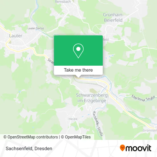 Карта Sachsenfeld