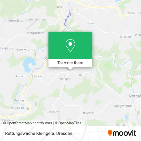 Карта Rettungswache Kleingera