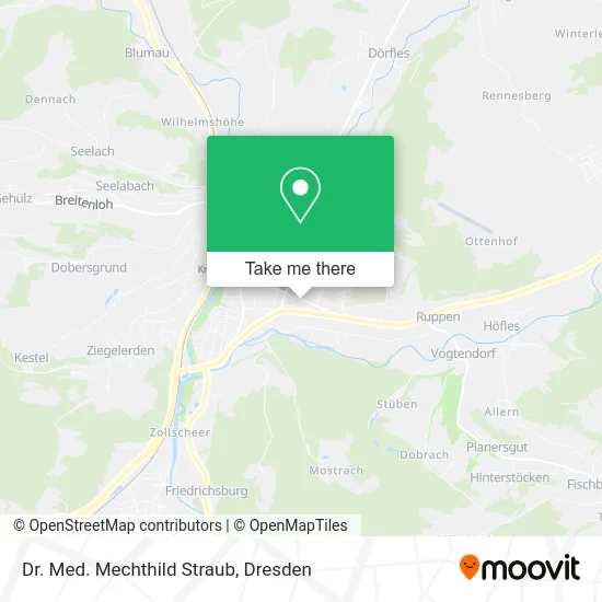 Карта Dr. Med. Mechthild Straub