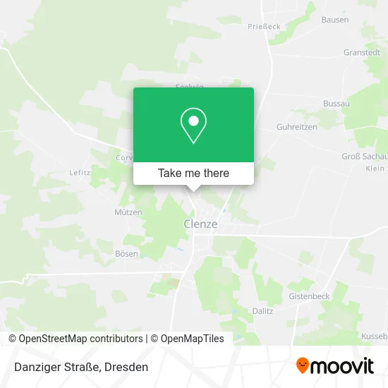 Карта Danziger Straße