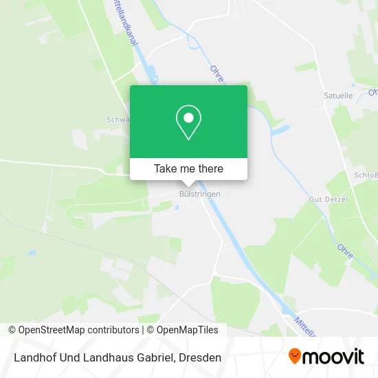 Карта Landhof Und Landhaus Gabriel
