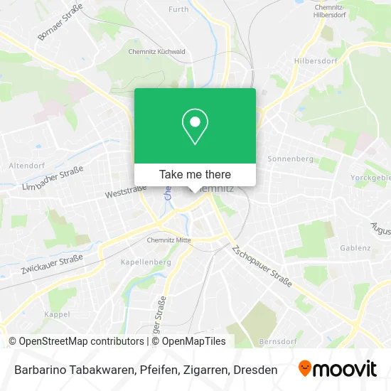 Карта Barbarino Tabakwaren, Pfeifen, Zigarren